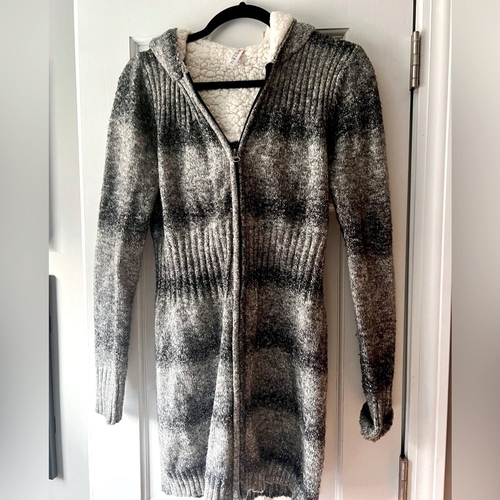 Cozy long cardigan sweater